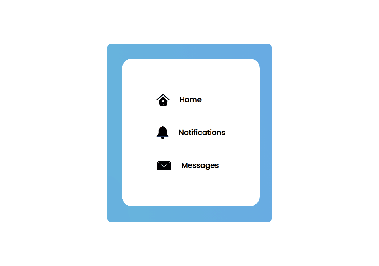 Navigation Menu UI